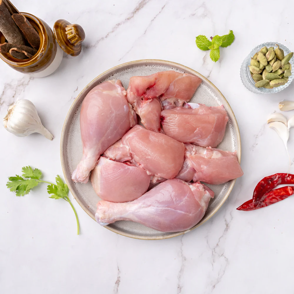 Fresh Chicken Biriyani Cuts